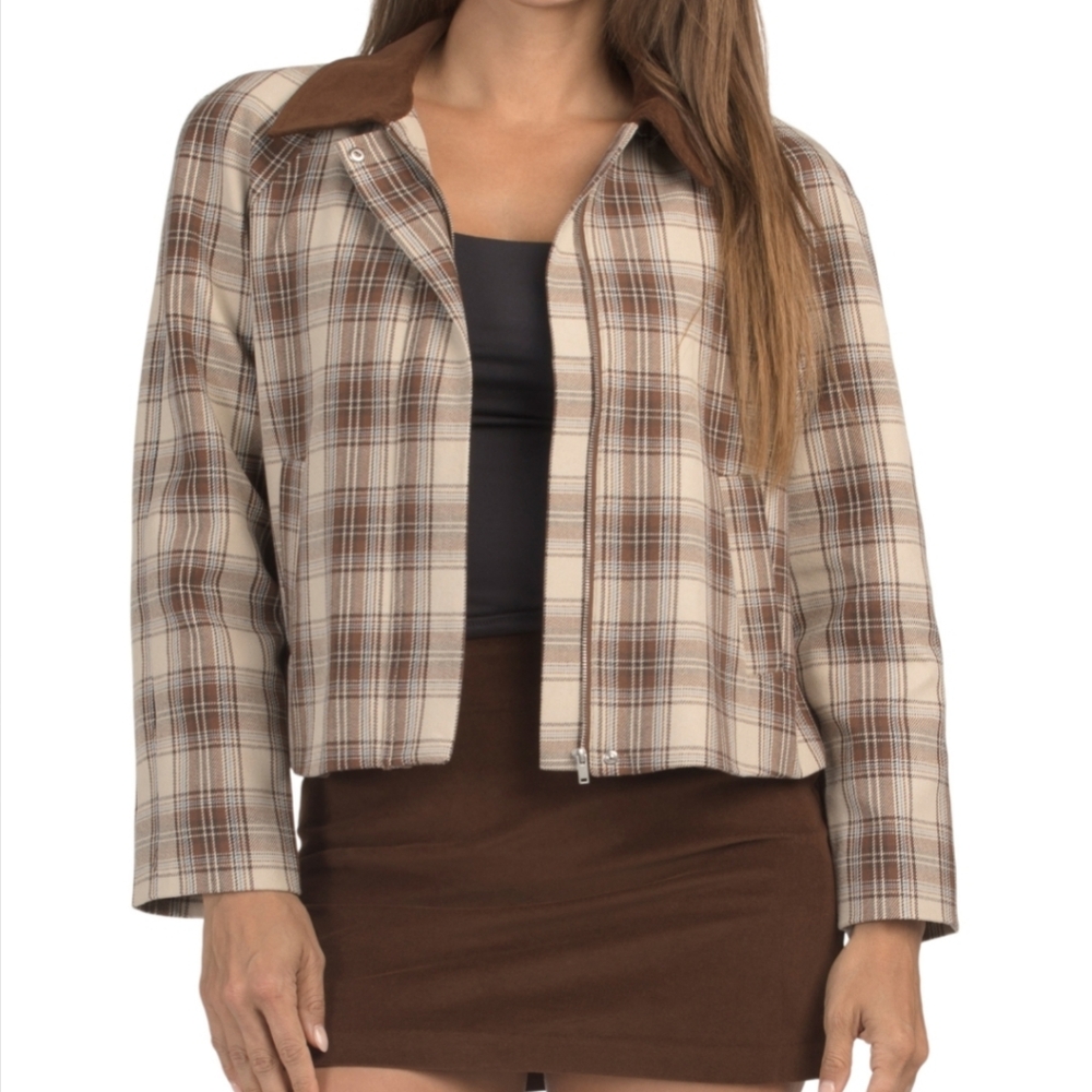 Christian Lacroix Classic Collar Plaid Jacket